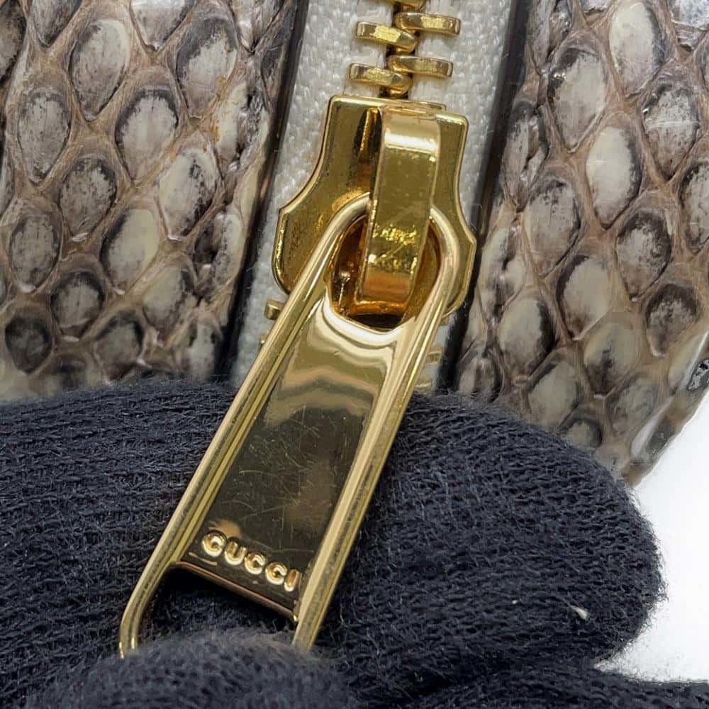 Gucci Black Python Bag Shoulder Ophidia Mini Leat… - image 7